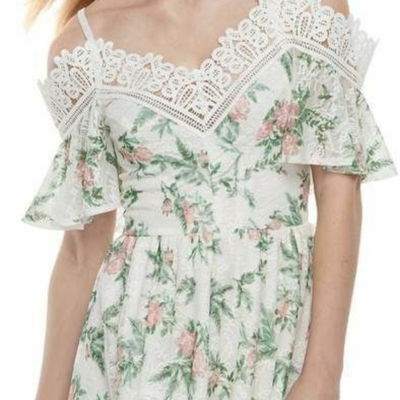 Disney Dresses & Skirts - Disney Princess Cold Shoulder Fit Flare Dress Junior Medium